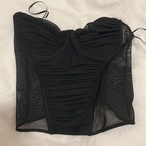 Zara Tulle Corset Top (S)